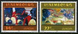 Potov znmky Luxembursko 1993 Eurpa CEPT, modern umenie Mi# 1318-19