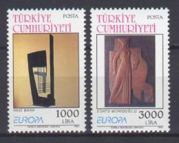 Poštové známky Turecko 1993 Európa CEPT, moderní umenie Mi# 2984-85