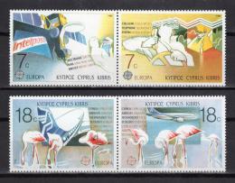 Poštové známky Cyprus 1988 Európa CEPT, transport Mi# 695-98