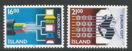 Poštové známky Island 1988 Európa CEPT, transport Mi# 682-83