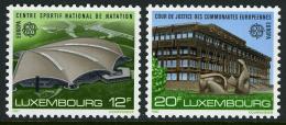Poštové známky Luxembursko 1987 Európa CEPT, moderní architektura Mi# 1174-75