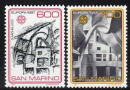 Poštové známky San Marino 1987 Európa CEPT, architektura Mi# 1354-55 Kat 22€
