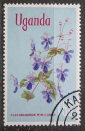 Poštová známka Uganda 1969 Clerodendrum myricoides Mi# 115