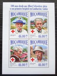 Poštové známky Mozambik 2013 Albert Schweitzer Mi# 7027-30 Kat 11€