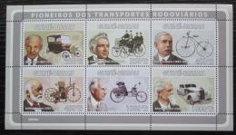 Poštové známky Guinea-Bissau 2008 História dopravy Mi# 3958-63 Kat 14€