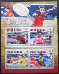 Poštové známky Guinea-Bissau 2016 Stolný tenis Mi# 8771-74 Kat 12.50€