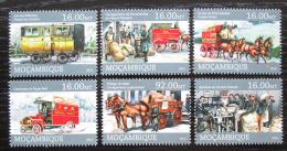 Poštové známky Mozambik 2013 Pøeprava pošty Mi# 6532-37 Kat 10€
