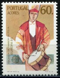 Poštová známka Azory 1985 Európa CEPT, rok hudby Mi# 373