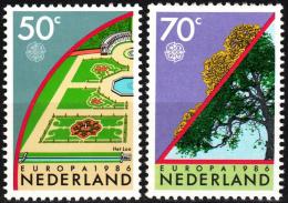 Poštové známky Holandsko 1986 Európa CEPT, ochrana pøírody Mi# 1292-93