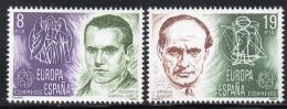 Poštové známky Španielsko 1980 Európa CEPT, osobnosti Mi# 2460-61