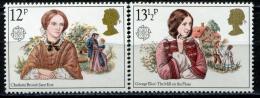 Poštové známky Ve¾ká Británia 1980 Európa CEPT, osobnosti Mi# 841-42