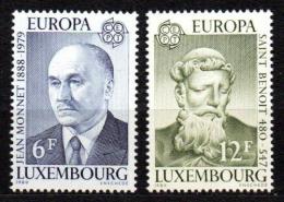 Poštové známky Luxembursko 1980 Európa CEPT, osobnosti Mi# 1009-10