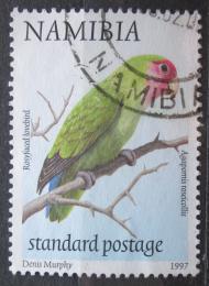 Poštová známka Namíbia 1997 Papoušík rùžohrdlý Mi# 882 A
