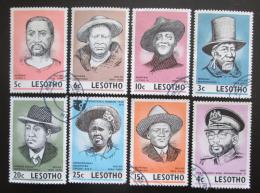 Poštové známky Lesotho 1975 Panovníci Lesotha Mi# 183-90