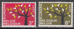 Poštové známky Belgicko 1962 Európa CEPT Mi# 1282-83