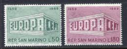 Poštové známky San Marino 1969 Európa CEPT Mi# 925-26 - zväèši� obrázok