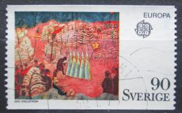 Poštová známka Švédsko 1975 Európa CEPT, umenie, Eric Hallström Mi# 899
