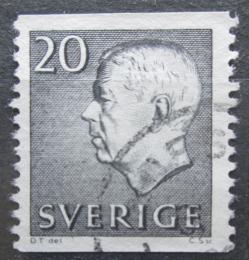 Poštová známka Švédsko 1961 Krá¾ Gustav VI. Adolf Mi# 469 A