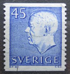 Poštová známka Švédsko 1967 Krá¾ Gustav VI. Adolf Mi# 586 A 