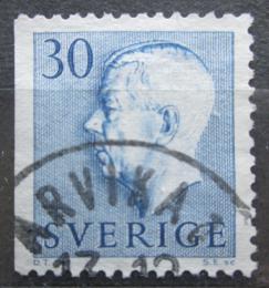 Poštová známka Švédsko 1957 Krá¾ Gustav VI. Adolf Mi# 427 Dl