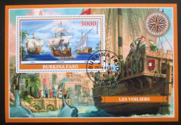 Poštová známka Burkina Faso 2019 Plachetnice Mi# N/N