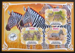 Poštové známky Gabon 2019 Zebry Mi# N/N