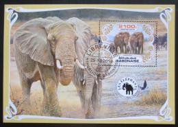 Poštová známka Gabon 2019 Slony Mi# N/N
