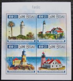 Poštové známky Guinea-Bissau 2015 Majáky Mi# 8115-18 Kat 14€