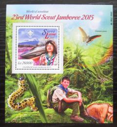 Poštová známka Sierra Leone 2015 Setkání skautù Mi# Block 894 Kat 12€