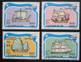 Poštové známky Somálsko 1994 Plachetnice Mi# 499-502 Kat 10€