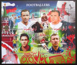 Poštové známky Somálsko 2017 Futbalisti Mi# N/N