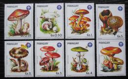 Poštové známky Paraguaj 1985 Huby s kupónem Mi# 3835-41 Kat 17€