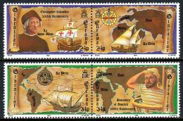 Poštové známky Gibraltár 1992 Európa CEPT, objavenie Ameriky Mi# 638-41 Kat 7.50€