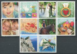 Poštové známky Gibraltár 2007 Pozdravy s kupóny Mi# 1229-33 Kat 7.50€