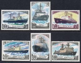 Poštové známky SSSR 1978 Ledoborce, lode Mi# 4804-09