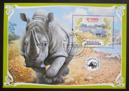 Poštová známka Gabon 2019 Nosorožce Mi# N/N - zväèši� obrázok