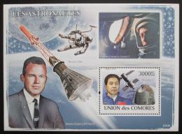 Poštová známka Komory 2009 Slavní kozmonauti Mi# Block 459 Kat 15€