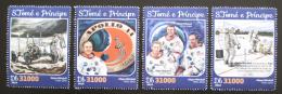 Poštové známky Svätý Tomáš 2016 Edgar Mitchell, kozmonaut Mi# 6606-09 Kat 12€