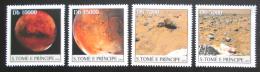 Poštové známky Svätý Tomáš 2004 Prieskum Marsu Mi# 2644-47 Kat 12€
