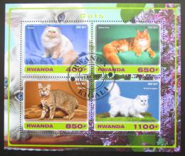 Poštové známky Rwanda 2017 Maèky Mi# N/N