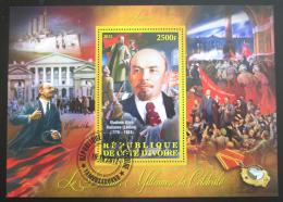 Poštová známka Pobrežie Slonoviny 2012 Vladimir Iljiè Lenin Mi# N/N