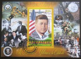 Poštová známka Pobrežie Slonoviny 2012 John F. Kennedy Mi# N/N 
