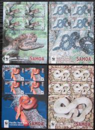 Poštové známky Samoa 2015 Kandoia fidžská, WWF Mi# 1222-25 Bogen Kat 40€