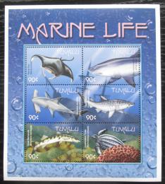 Poštové známky Tuvalu 2000 Morská fauna Mi# 876-81 Kat 10€