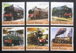 Potov znmky Guinea-Bissau 2004 Lokomotvy Mi# 2741-46 Kat 9 - zvi obrzok