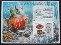 Poštová známka Komory 2008 Ponorky Mi# Block 445 Kat 15€