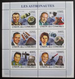 Poštové známky Komory 2009 Slavní kozmonauti Mi# 2009-14 Kat 11€