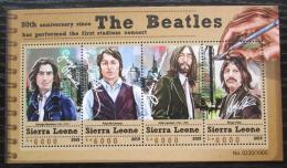 Poštové známky Sierra Leone 2015 The Beatles Mi# 6637-40 Kat 11€ 