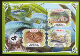 Poštové známky Gabon 2019 Hady Mi# N/N