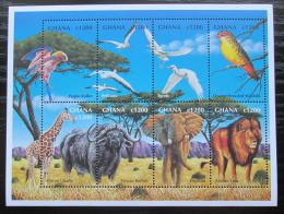 Poštové známky Ghana 2000 Africká fauna Mi# 3067-74 Kat 10.50€